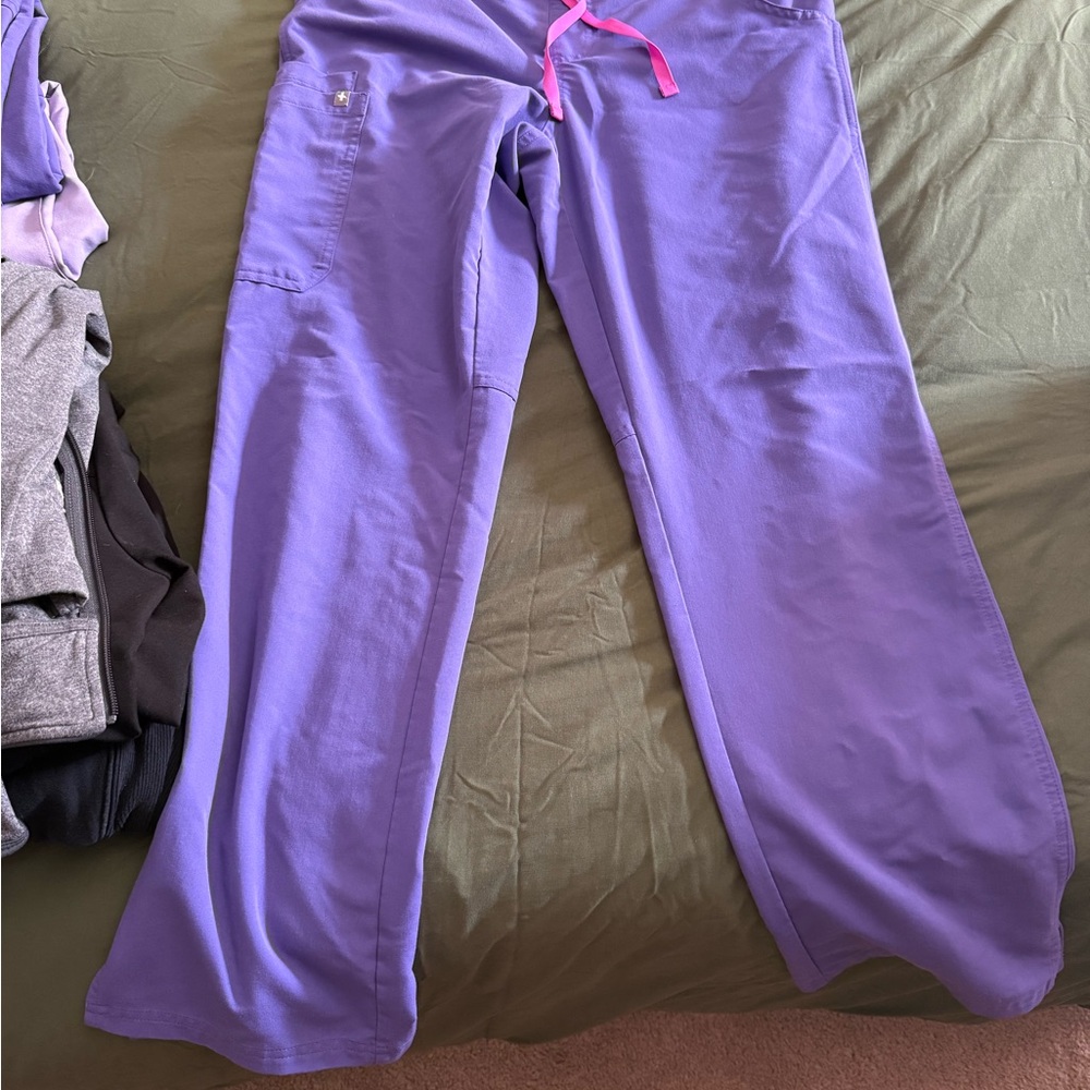 FIGS purple kade pants